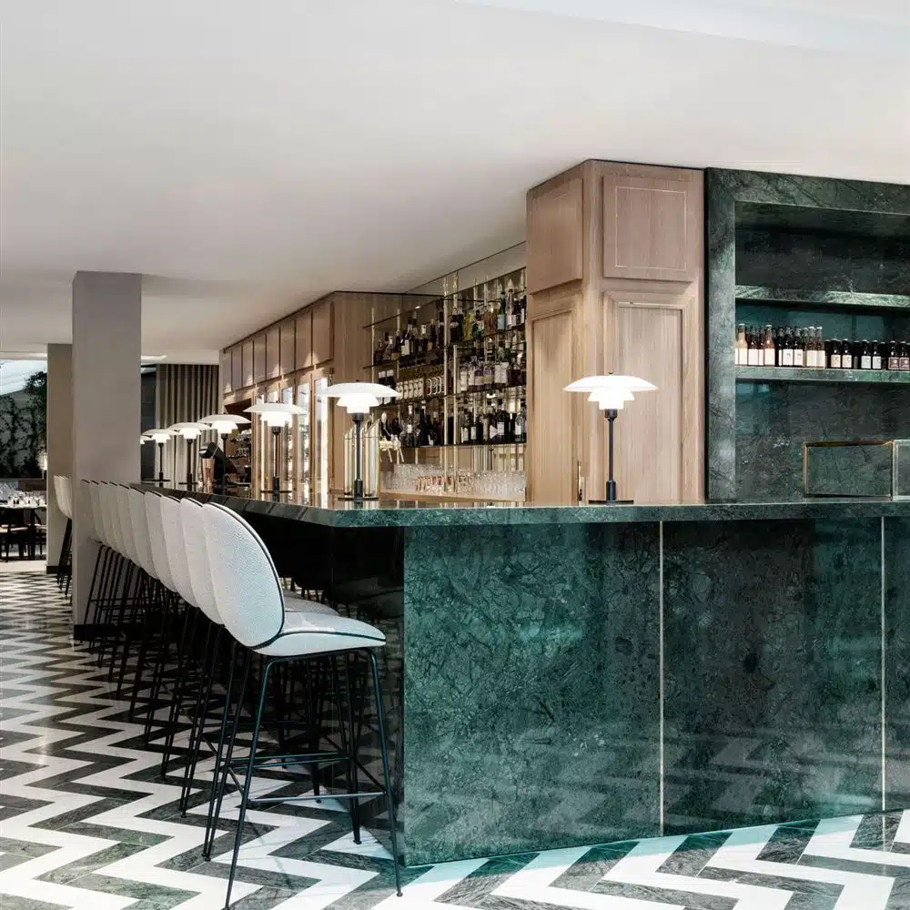 Glaf Marmură Verde India Lustruită Bizotat 1L 140 x 25 x 2cm - imagine 18