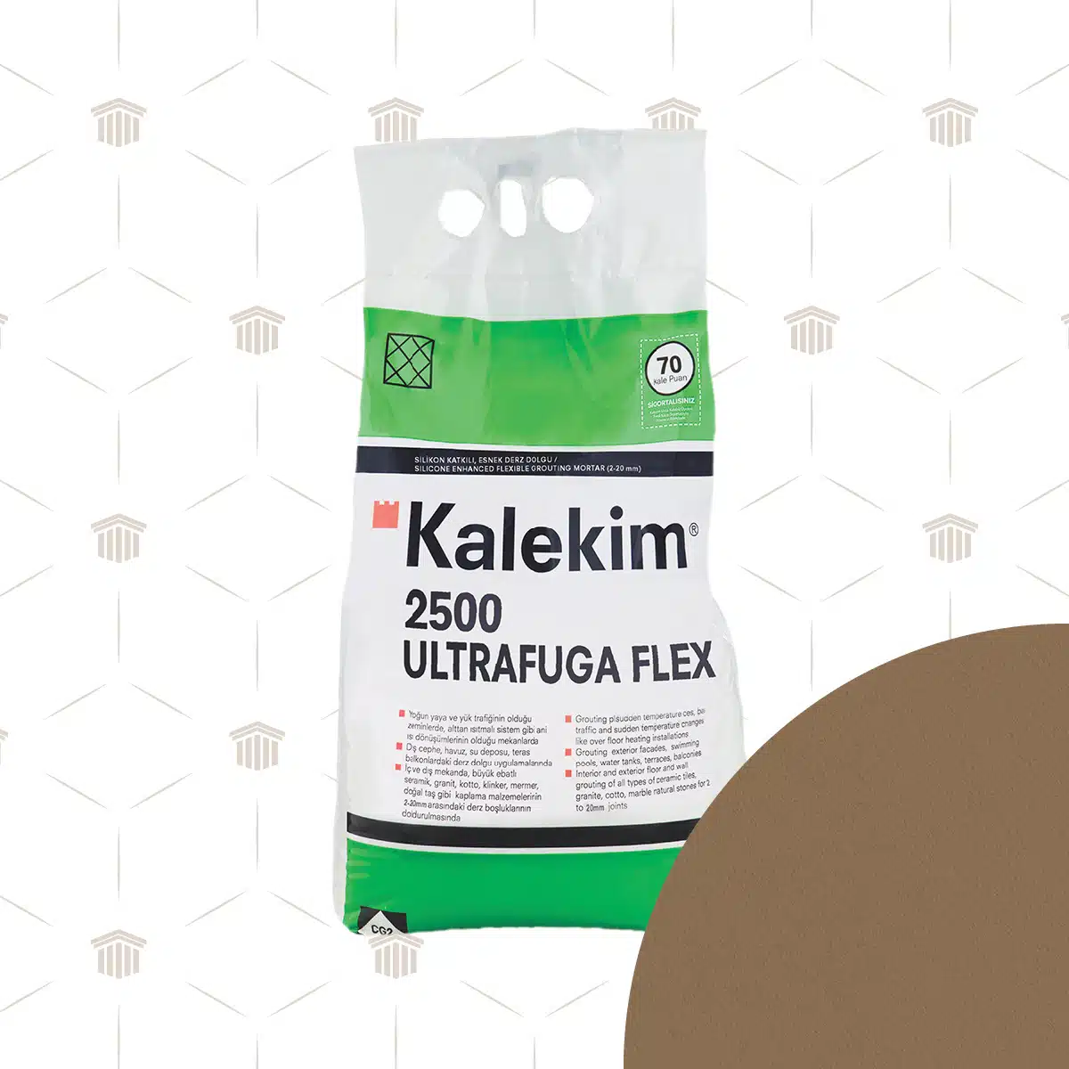 Chit De Rosturi 2-20mm Kalekim Ultrafuga Flex Walnut (Nuc) 5Kg 2531