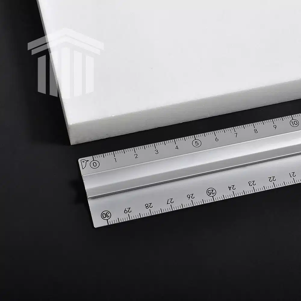 Treaptă Marmură Thassos Lustruită Bizotată 1L 150 x 33 x 2cm