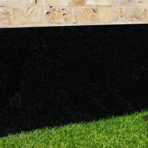 Treaptă Granit Absolut Black Lustruit Bizotat 1L 120 x 33 x 2cm