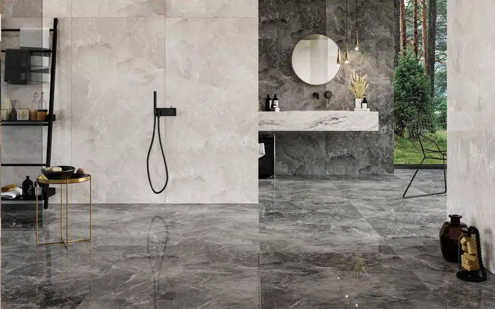 Glaf Marmură Savana Grey Lustruită Bizotat 1L 110 x 25 x 2cm - imagine 5