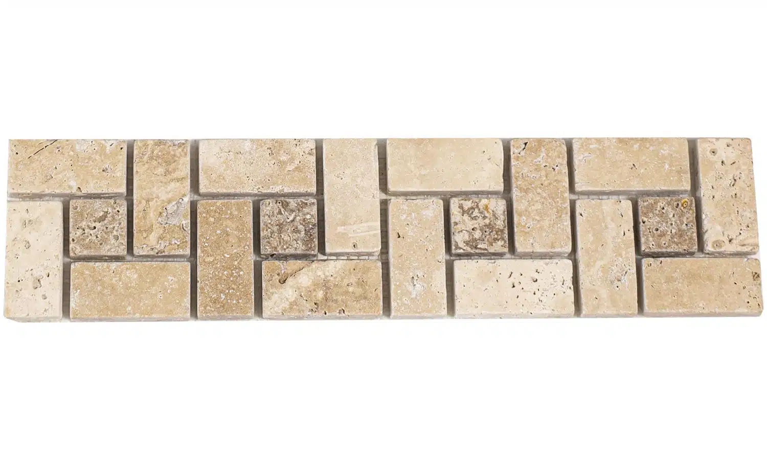 Bordura Travertin Classic – Noce Antichizat 7.5×30.5x1CM - imagine 5