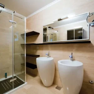 Glaf Travertin Classic VC Chituit si Lustruit Bizotat 1L 120 x 20 x 2cm