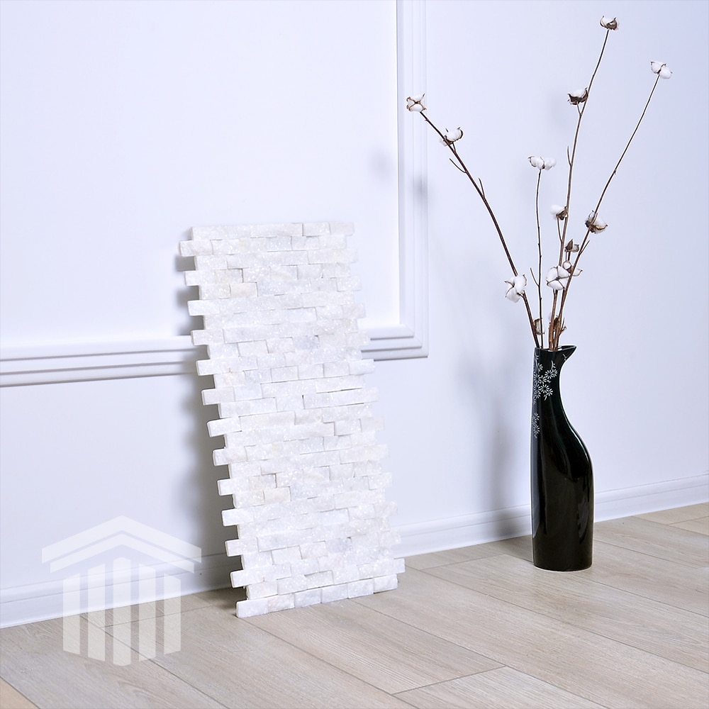 Mozaic Marmură Albă Scapitată 2.3×4.8x1cm - imagine 4