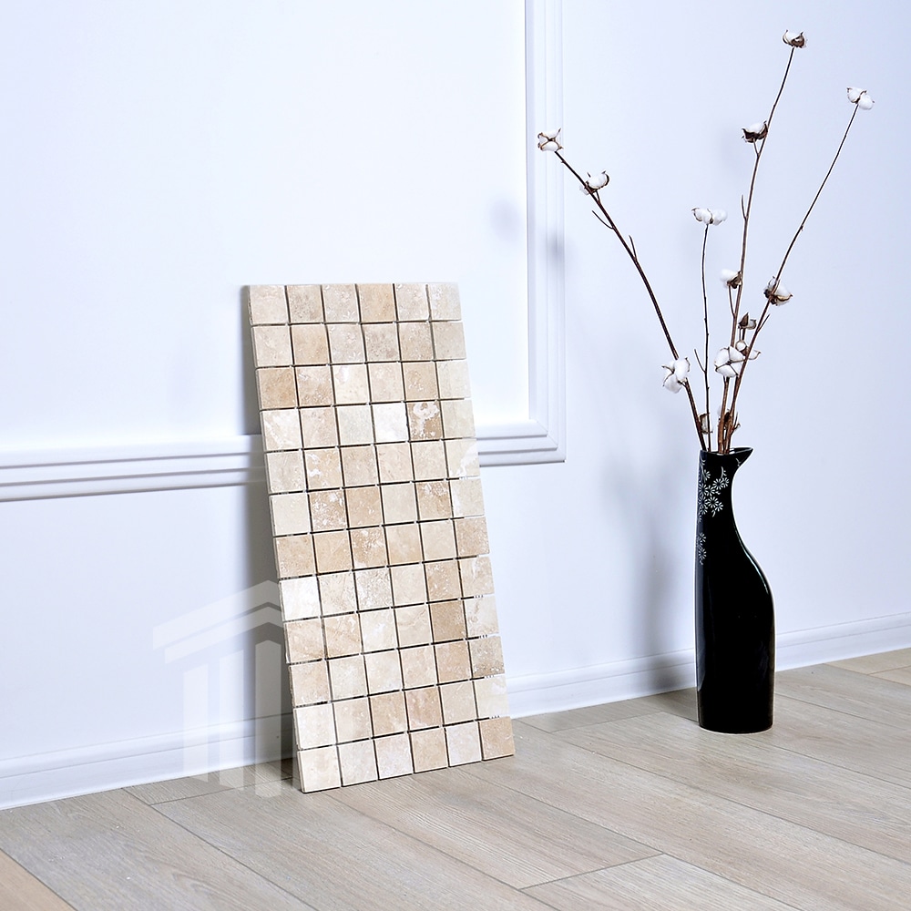 Mozaic Travertin Classic Chituit si Mat 4.8×4.8x1cm - imagine 4