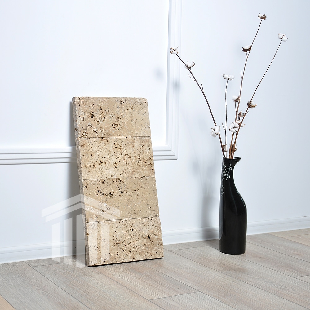 Pavele Travertin Noce Antichizat 15.25×30.5x3cm - imagine 5