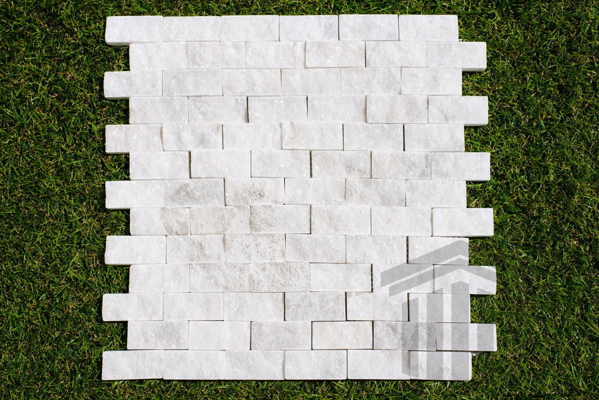 Mozaic Marmură Albă Scapitată 2.3×4.8x1cm - imagine 5