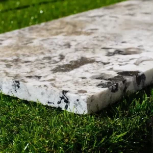 Treaptă Granit Alaska White Lustruit Bizotat 1L 110 x 33 x 2cm