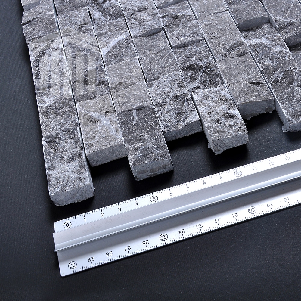 Mozaic Marmură Bluestone Scapitată 2.3×4.8×1.5cm - imagine 3