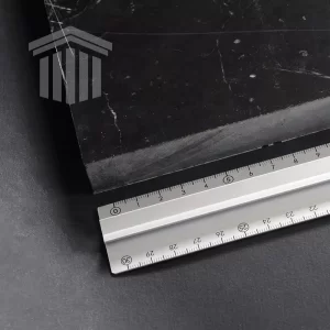 Glaf Marmură Nero Marquina Lustruită Bizotat 1L 150 x 25 x 2cm