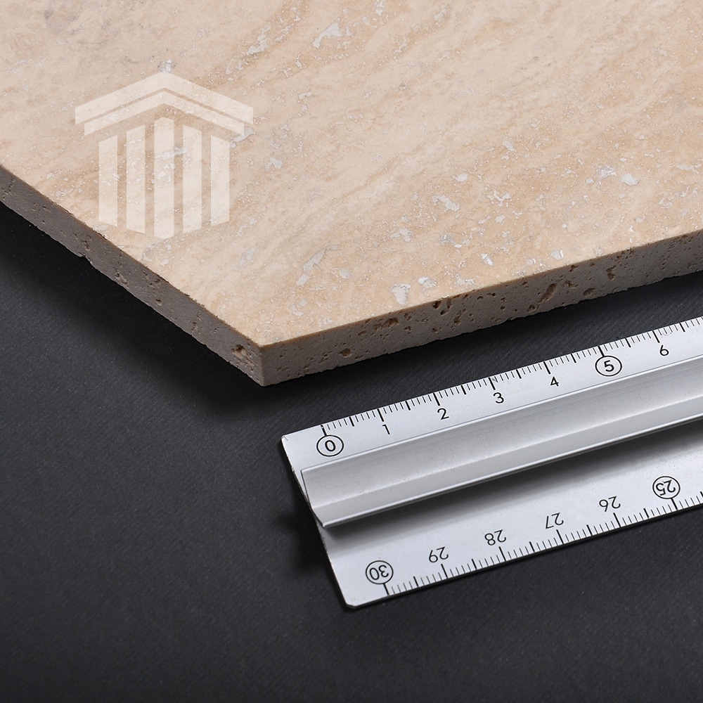 Travertin Classic CC Chituit si Mat Hexagon 30.5×30.5×1.2cm - imagine 3