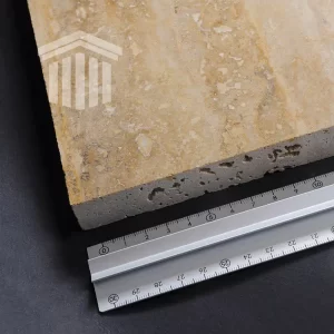 Contratreaptă Travertin Golden Sienna VC Chituit si Lustruit  120 x 16 x 2cm