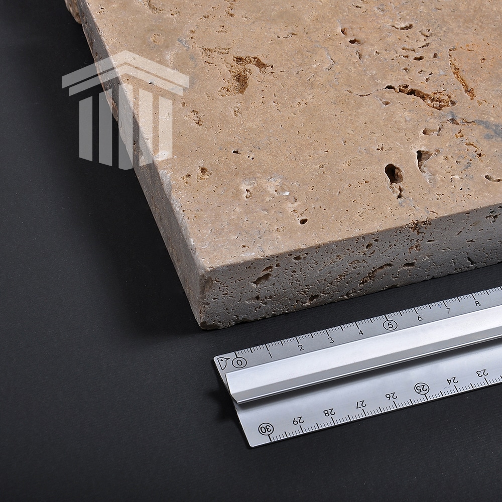 Pavele Travertin Noce Antichizat 15.25×30.5x3cm - imagine 3