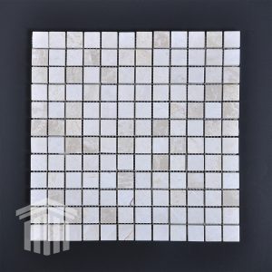 Mozaic Marmură Bej Lustruită 2.3×2.3x1cm