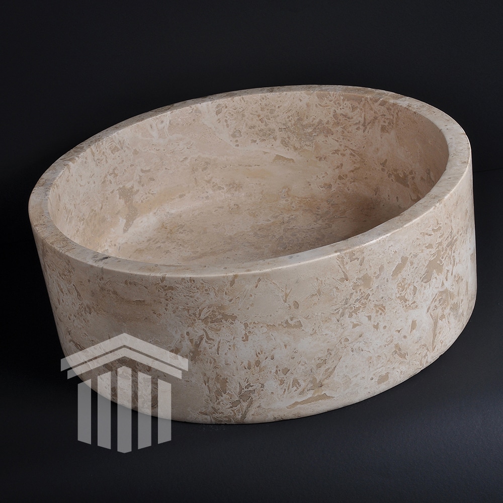 Lavoar Travertin S S05 40.6x15cm - imagine 2