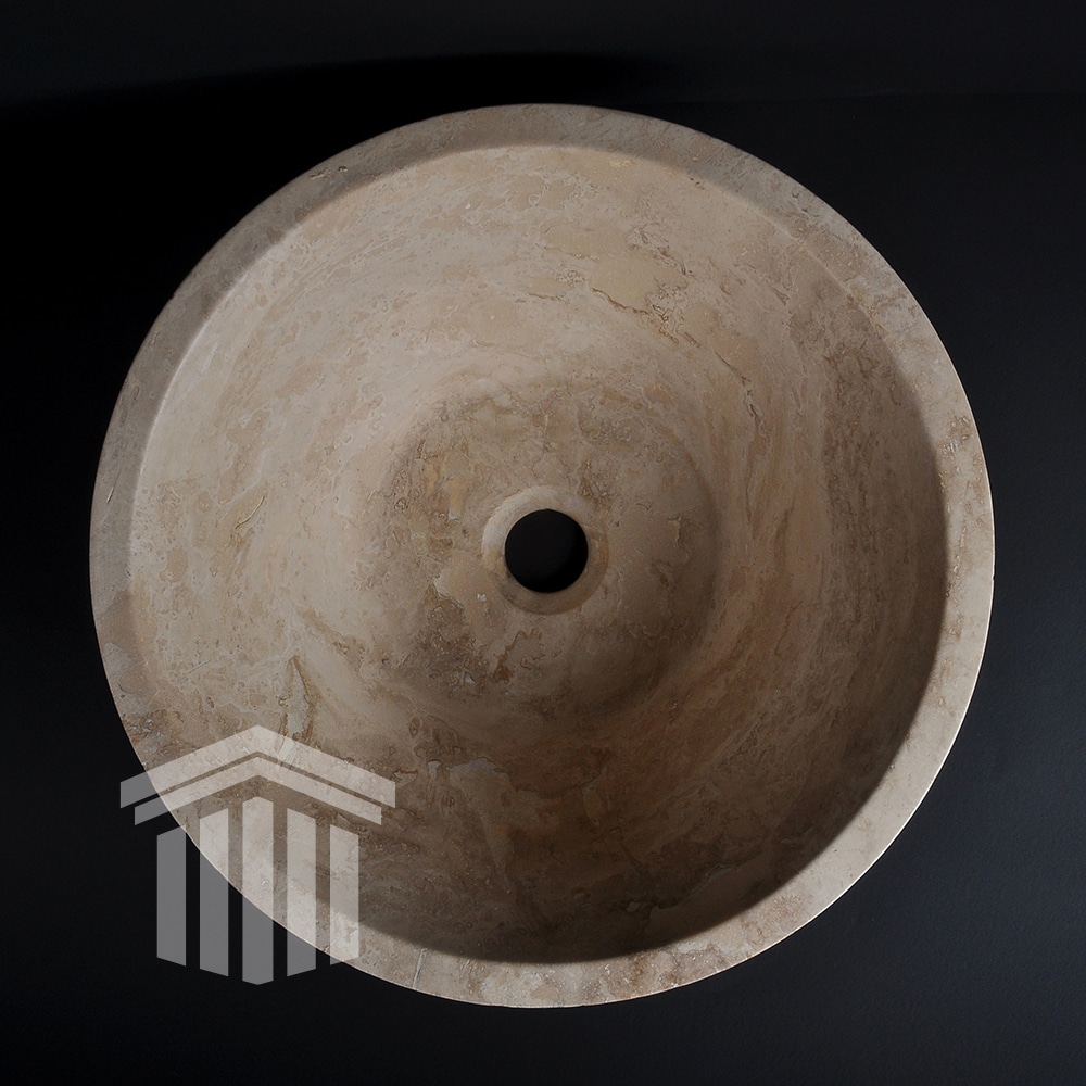 Lavoar Travertin V S01 40.6x15cm - imagine 2