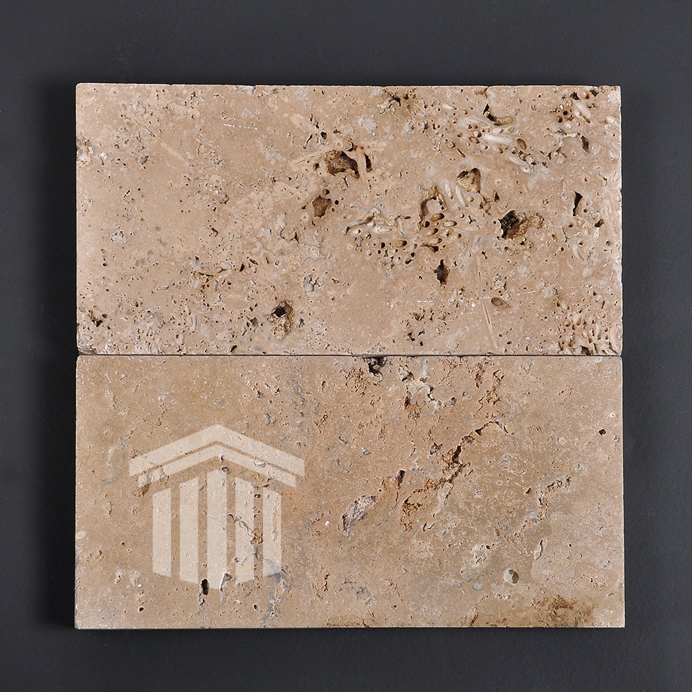 Pavele Travertin Noce Antichizat 15.25×30.5x3cm - imagine 4