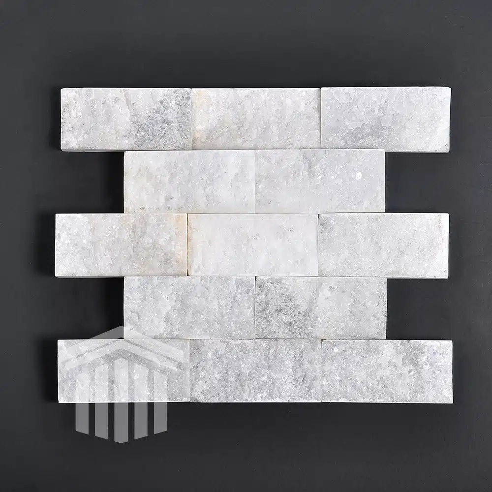 Marmură Albă Scapitată 5x10x1.5cm - imagine 4