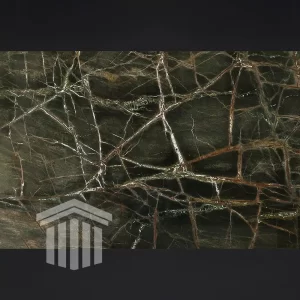 Contratreaptă Marmură Rain Forest Green Lustruită 120 x 16 x 2cm