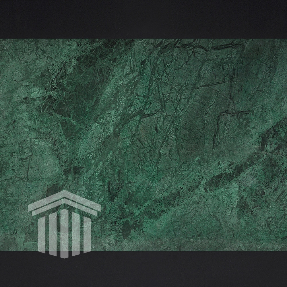 Treaptă Marmură Verde India Lustruită Bizotată 1L 140 x 33 x 2cm - imagine 2