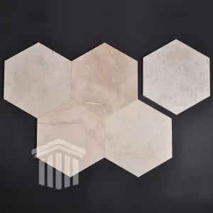 Travertin Classic CC Chituit si Mat Hexagon 30.5×30.5×1.2cm