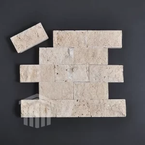 Travertin Classic Scapitat 5x10x1cm