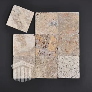 Travertin Mystique Antichizat 10x10x1cm