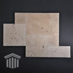 Travertin Classic Antichizat French Pattern Set 3cm