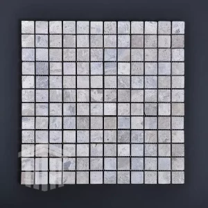 Mozaic Travertin Silver Antichizat 2.3×2.3x1cm